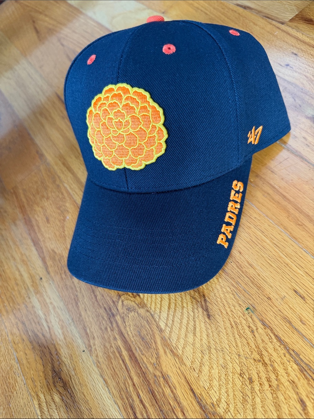 Like New! Padres City Connect Navy Baseball Cap with Marigold Patch